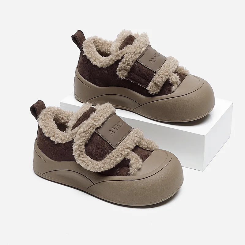 Annil Slip Resistant Anti Kick Cushioning Thermal Low Top Kids Lifestyle Shoes Kids'-9