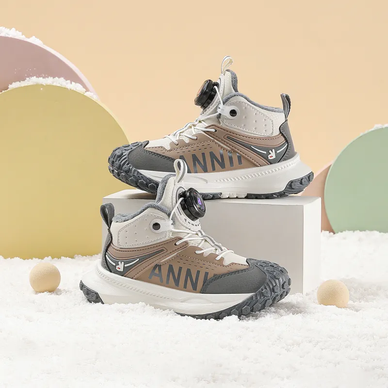 Annil Slip Resistant Cushioning Abrasion Resistant Thermal Kids Lifestyle Shoes Kids'-4