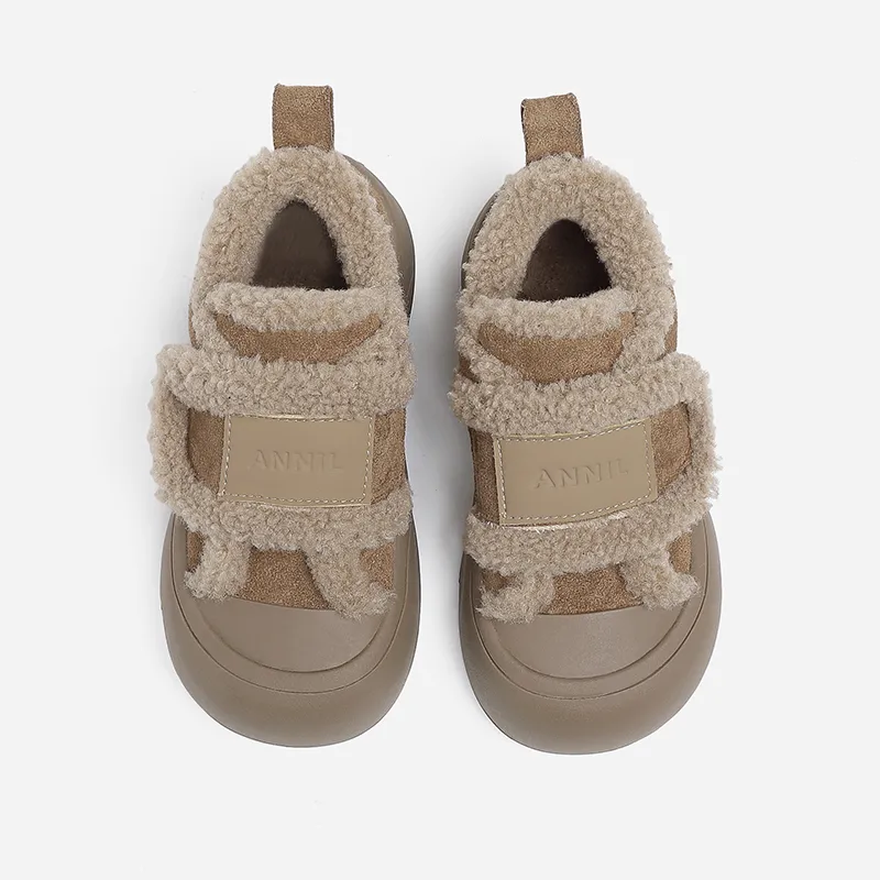 Annil Slip Resistant Anti Kick Cushioning Thermal Low Top Kids Lifestyle Shoes Kids'-4