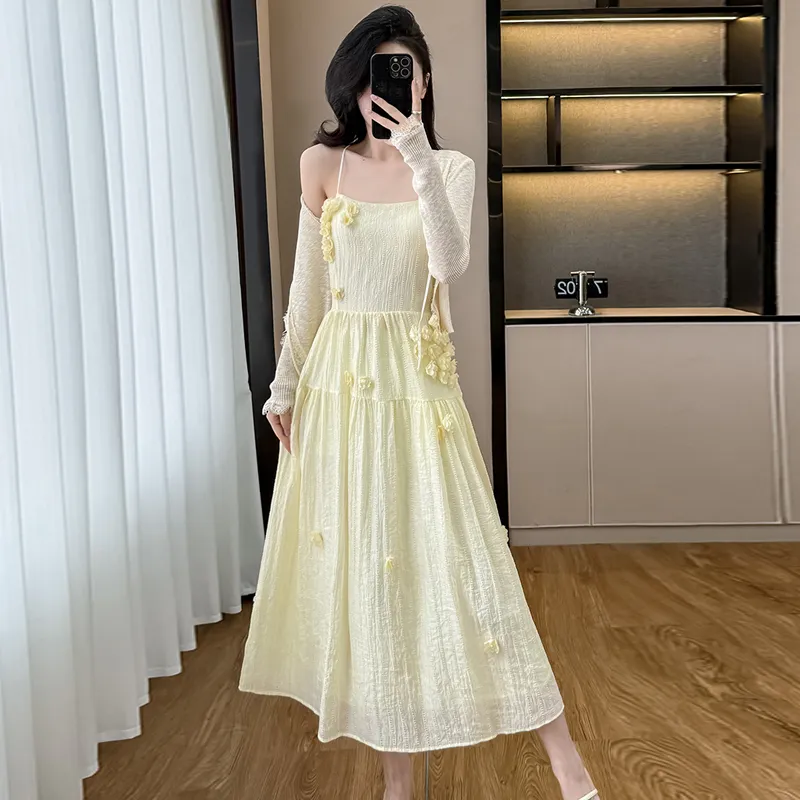 Dippanis Two Piece Skirt Sets Women's-3