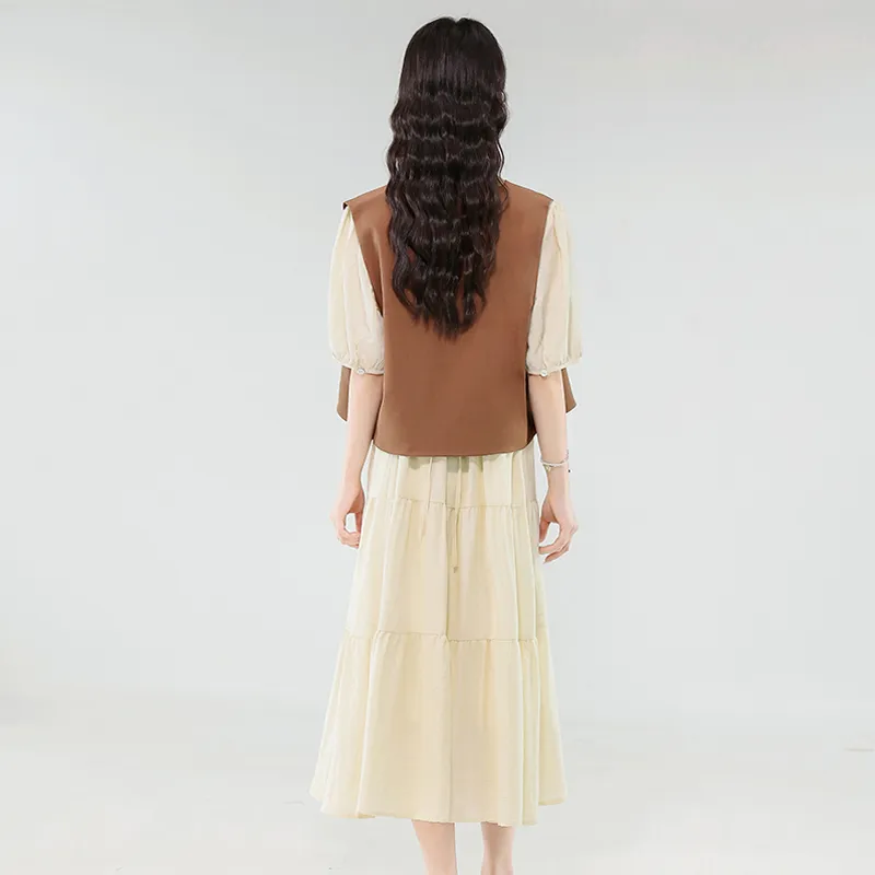 Dippanis Two Piece Skirt Sets Women's-5
