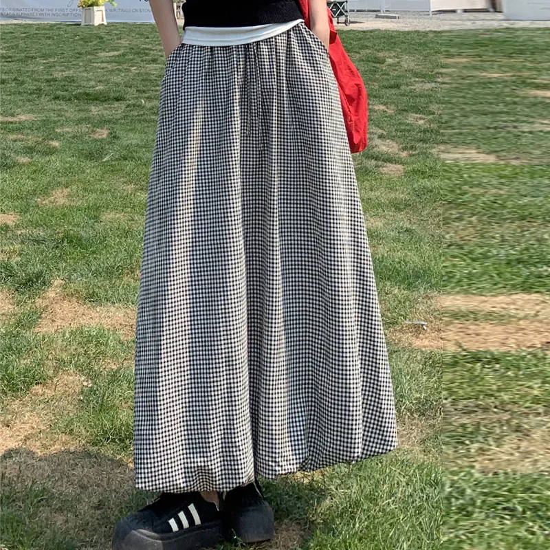 Dippanis Casual Long Skirt Women's-5