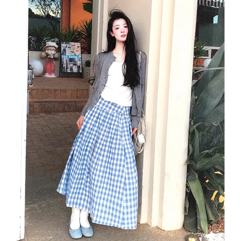 Dippanis Two Piece Skirt Sets Women's-2