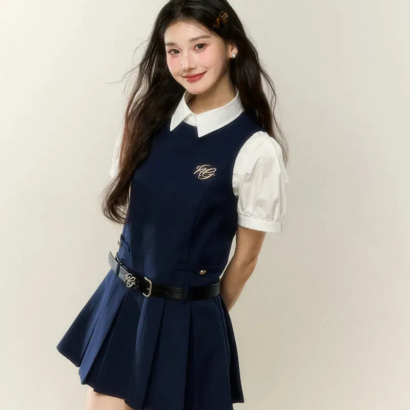 Dippanis Two Piece Skirt Sets Women's-5