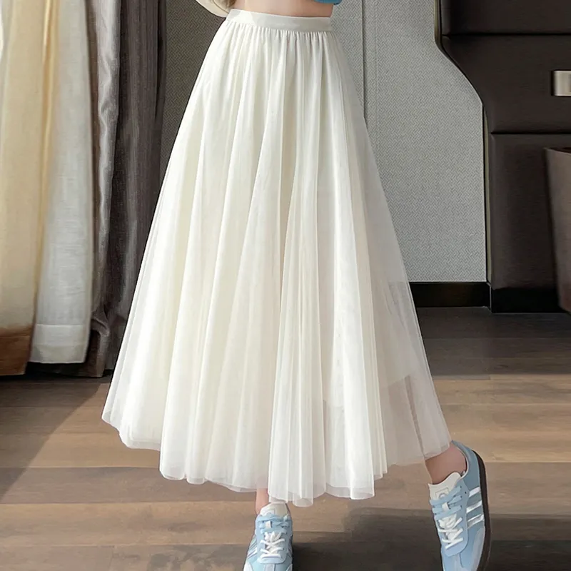 Dippanis Casual Long Skirt Women's-2