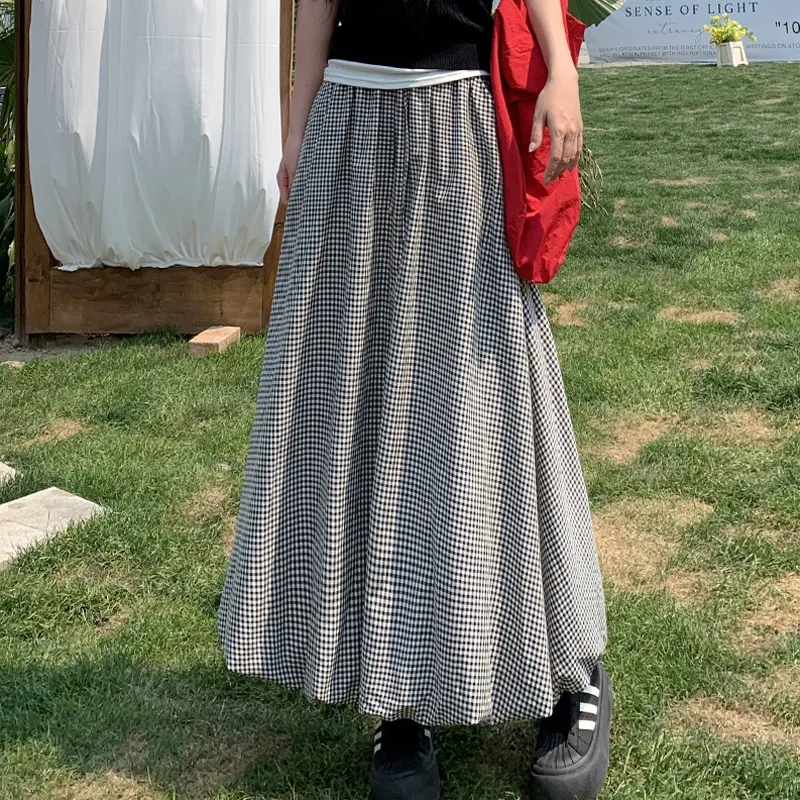 Dippanis Casual Long Skirt Women's-4