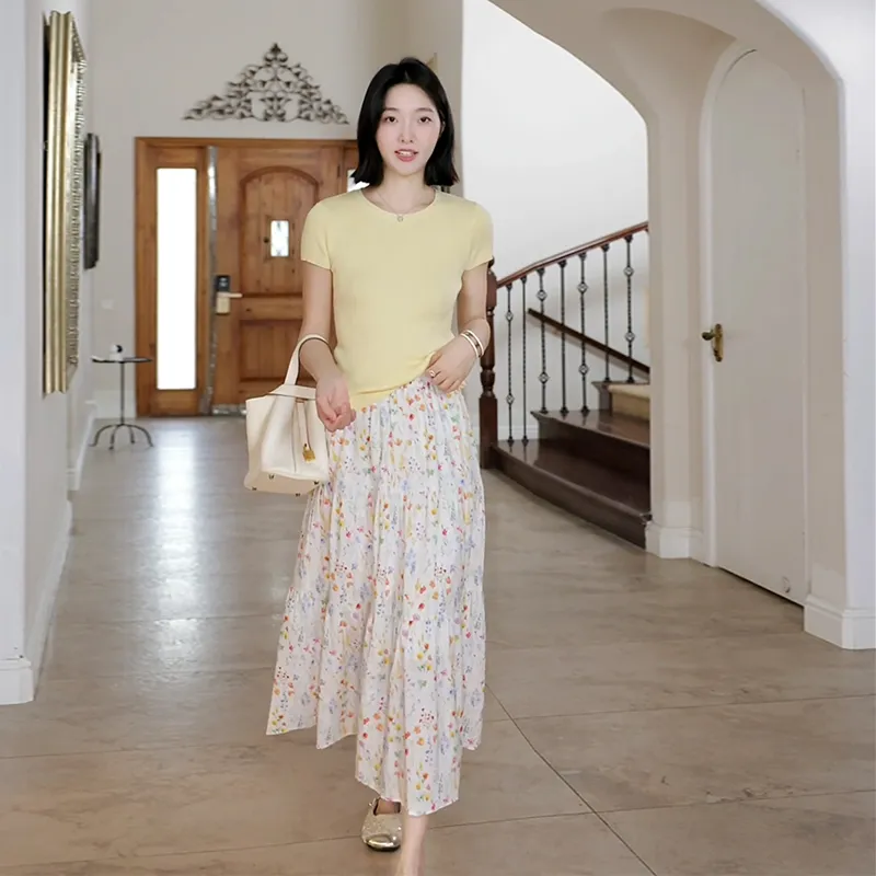 Dippanis Two Piece Skirt Sets Women's-4