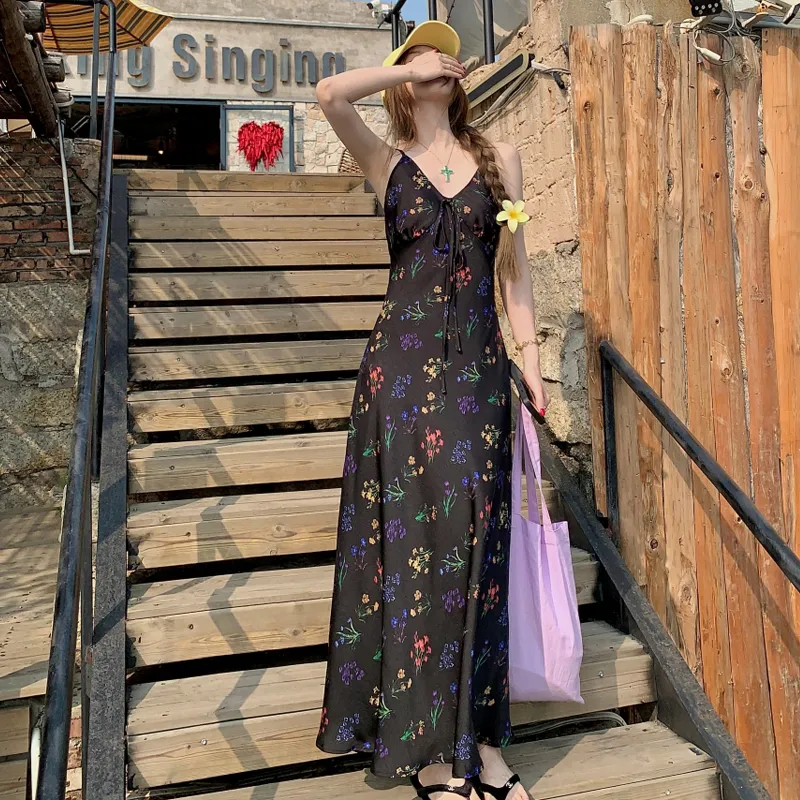 Dippanis Slip Dresses Women's-8