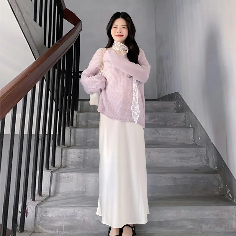 Dippanis Two Piece Skirt Sets Women's-4
