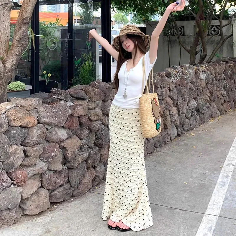 Dippanis Casual Long Skirt Women's-10