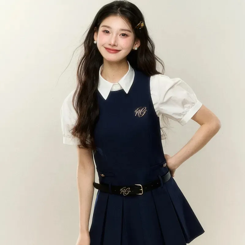 Dippanis Two Piece Skirt Sets Women's-3
