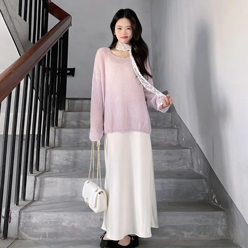 Dippanis Two Piece Skirt Sets Women's-2