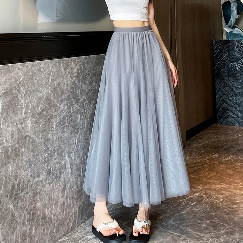 Dippanis Casual Long Skirt Women's-7