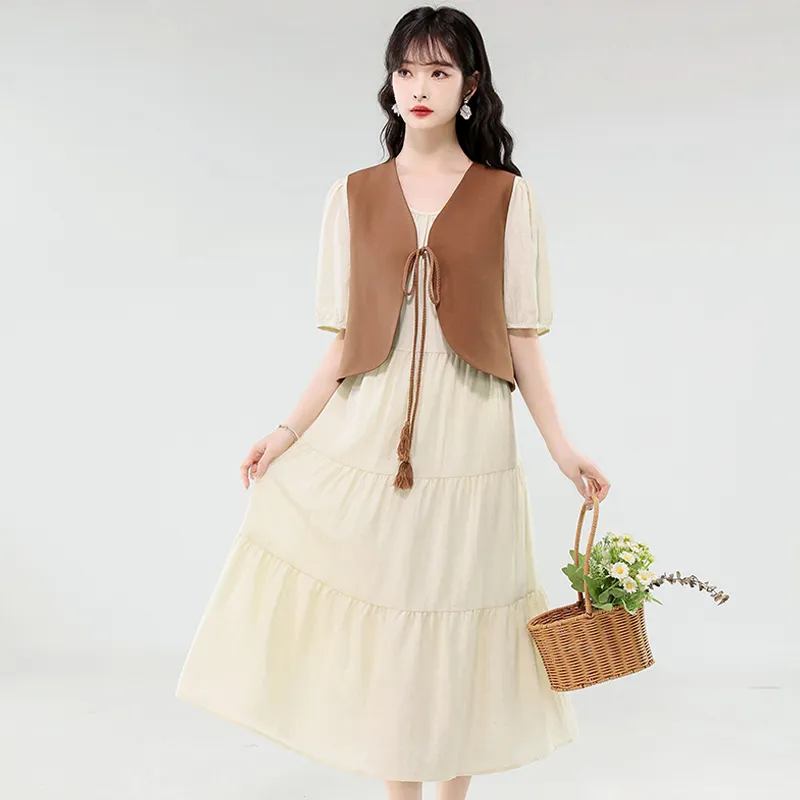 Dippanis Two Piece Skirt Sets Women's-2