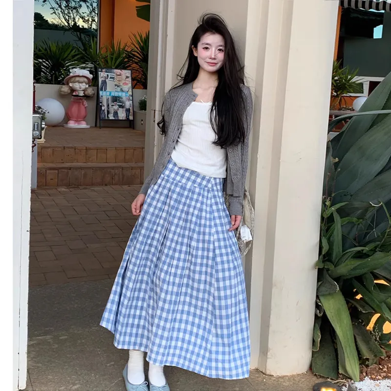 Dippanis Two Piece Skirt Sets Women's-3