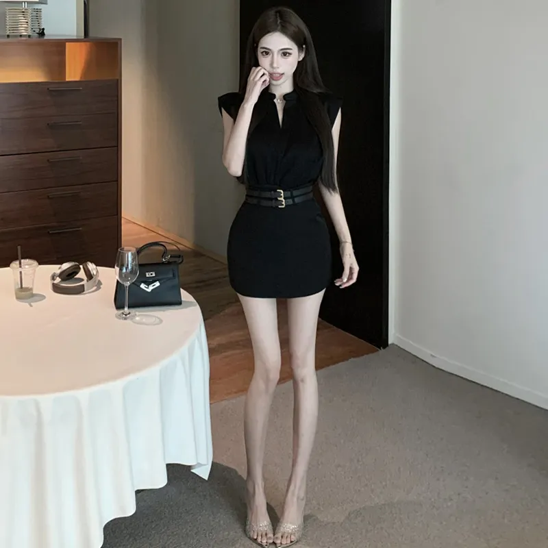 Dippanis Two Piece Skirt Sets Women's-5