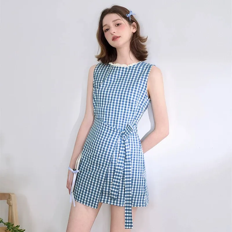 Dippanis Sleeveless Dress Women's-3