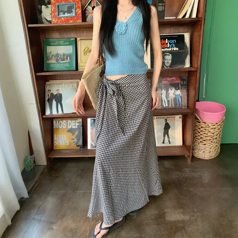 Dippanis Two Piece Skirt Sets Women's-2