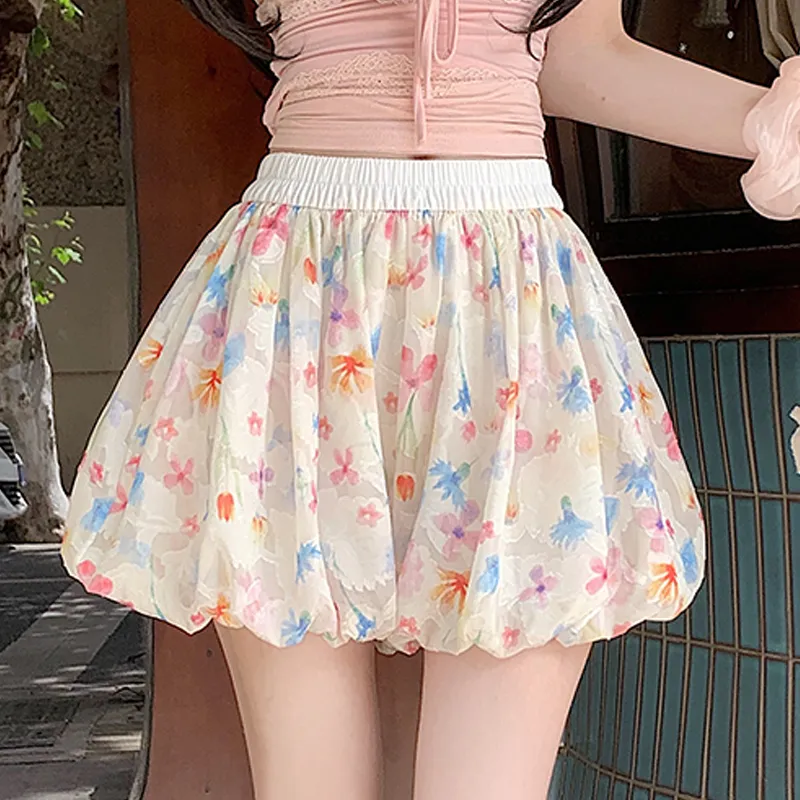 Dippanis Casual Short Skirts Women's-4