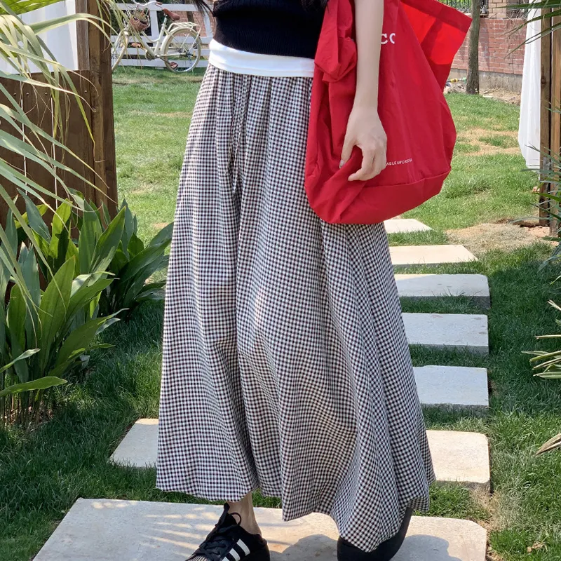 Dippanis Casual Long Skirt Women's-6