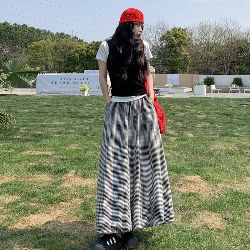 Dippanis Casual Long Skirt Women's-2