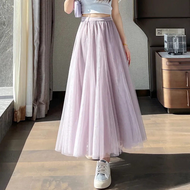 Dippanis Casual Long Skirt Women's-10