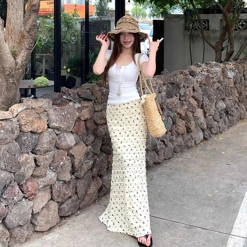 Dippanis Casual Long Skirt Women's-9
