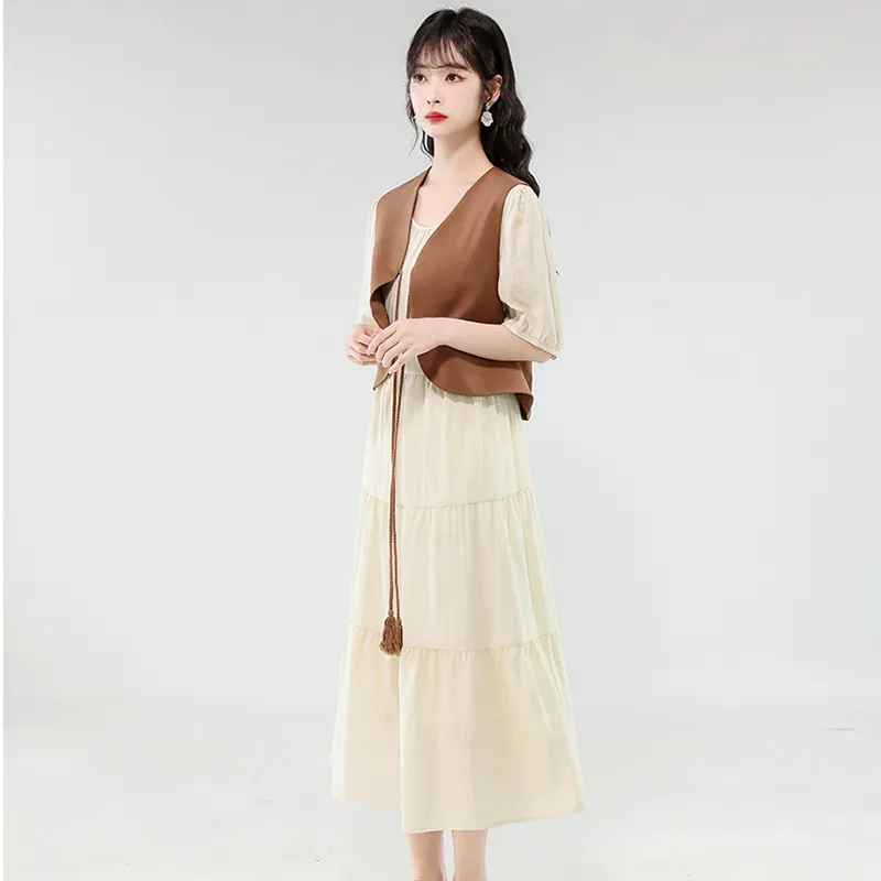 Dippanis Two Piece Skirt Sets Women's-3