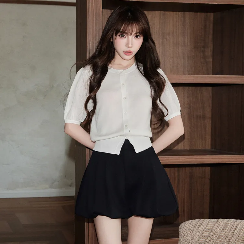 Dippanis Two Piece Skirt Sets Women's-3
