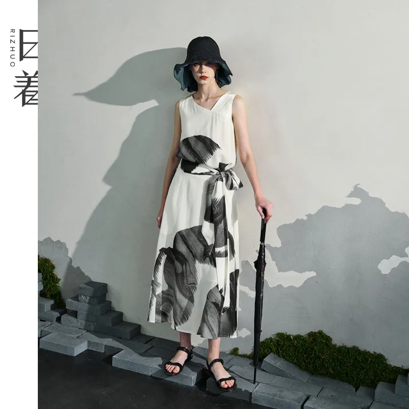 Rizhuo Sleeveless Dress Women's-1