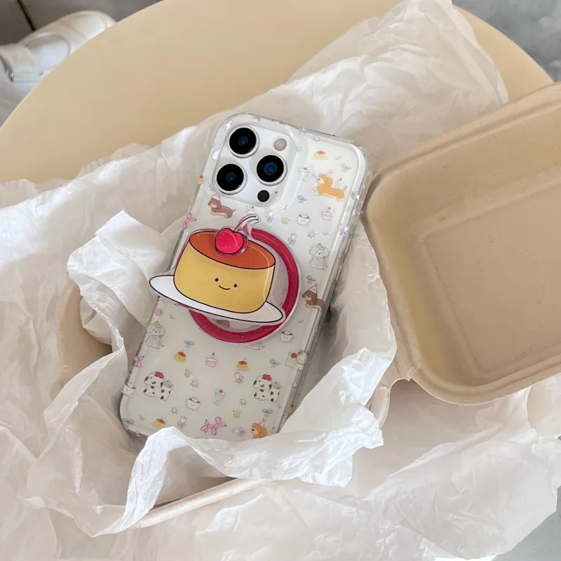 MAYGI TPU Material Cartoon Compatible With Apple IPhone 16/Pro/Pro Max/15/14/13-1