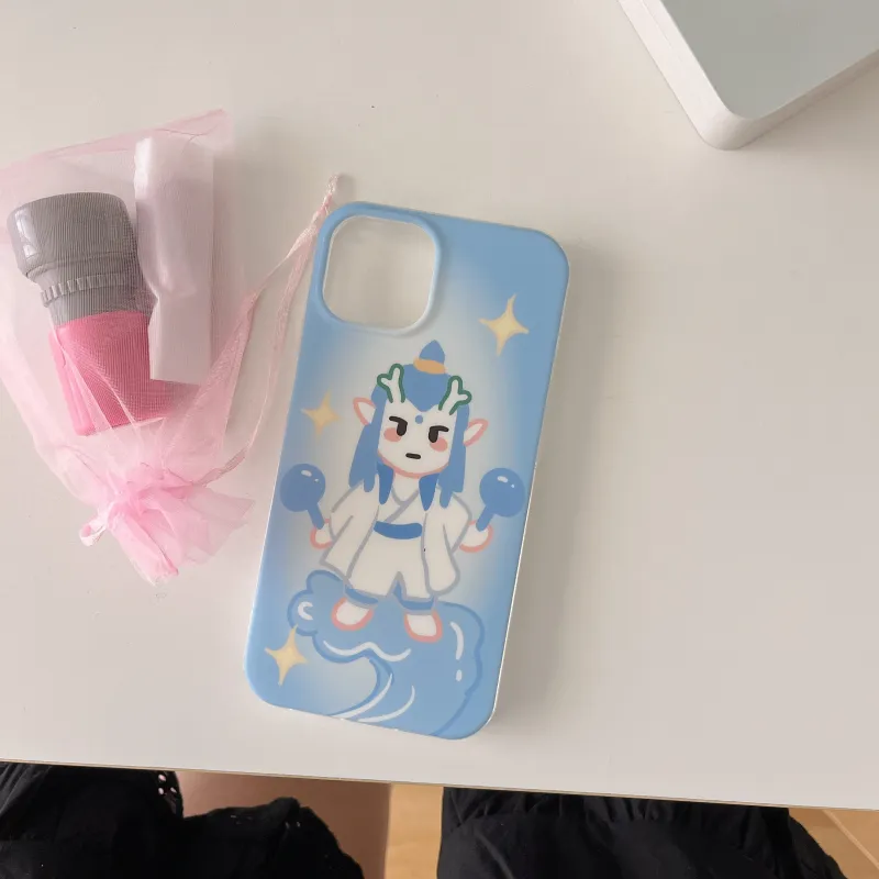 MAYGI TPU Material Cartoon Compatible With Apple IPhone 16/Pro/Pro Max/15/14/13-8