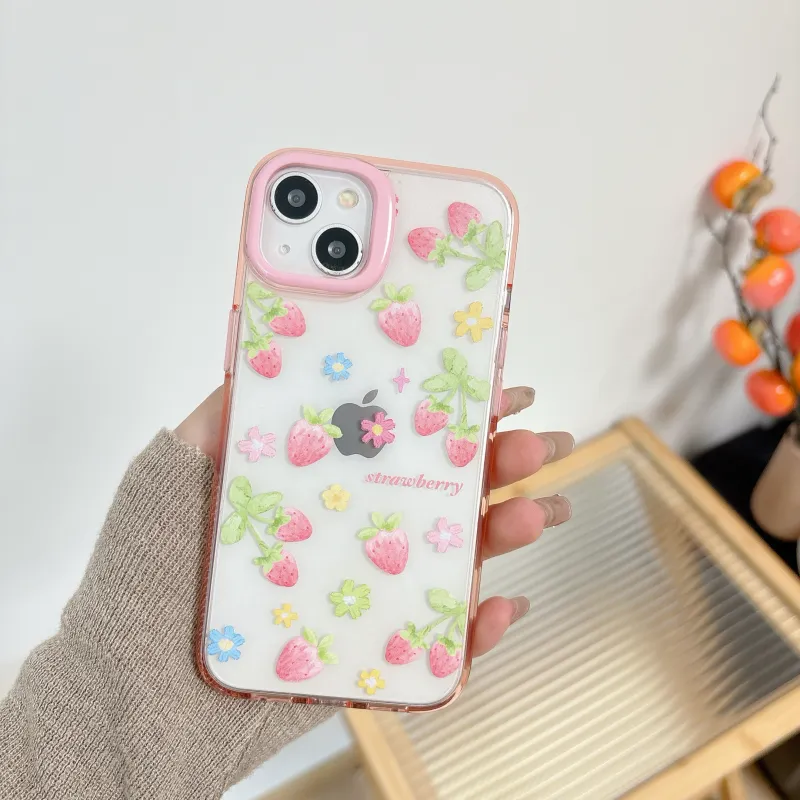 MAYGI TPU Material Cartoon Compatible With Apple IPhone 16/Pro/Pro Max/15/14/13-5