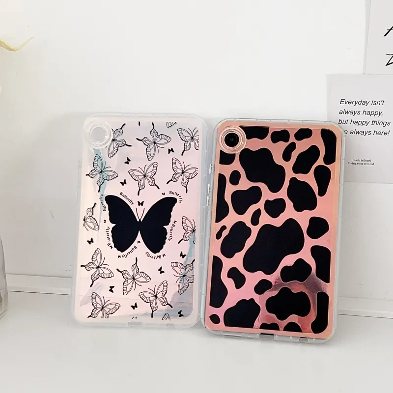 MAYGI TPU Chubby Girl Laser Painted Cartoon Compatibility Samsung Galaxy Tab A9 Flat Protective Case-2