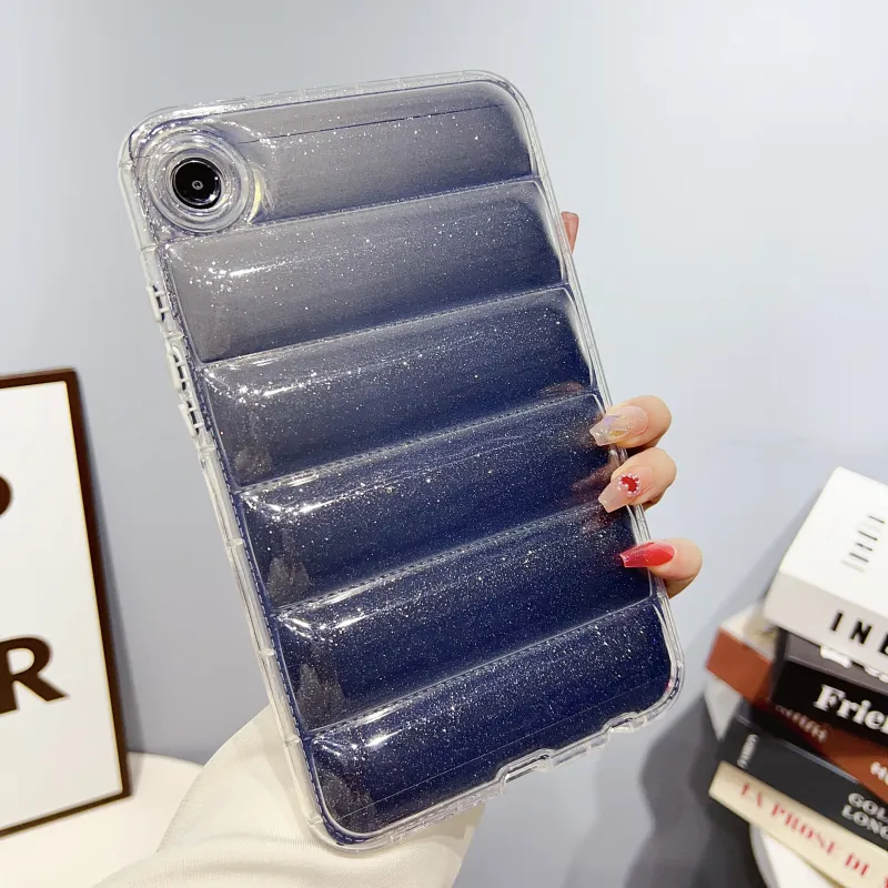 MAYGI TPU Down Jacket Transparent Compatibility With Samsung A9 Tablet Protective Cases-4