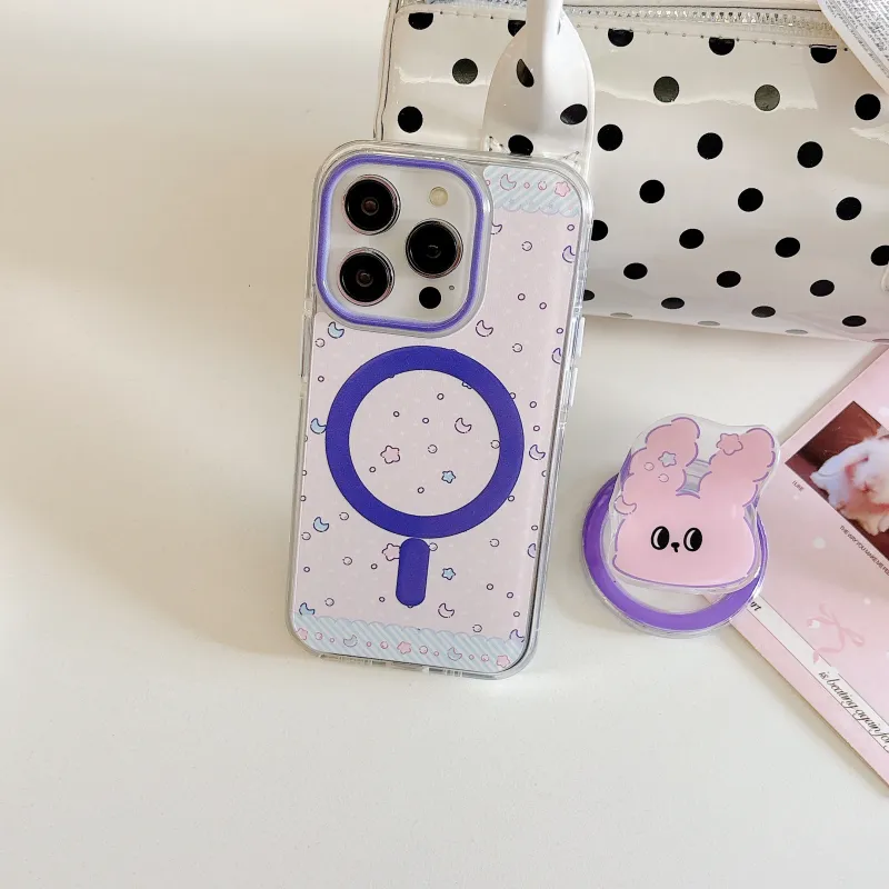 MAYGI TPU Material Cartoon Compatible With Apple IPhone 16/Pro/Pro Max/15/14/13-1