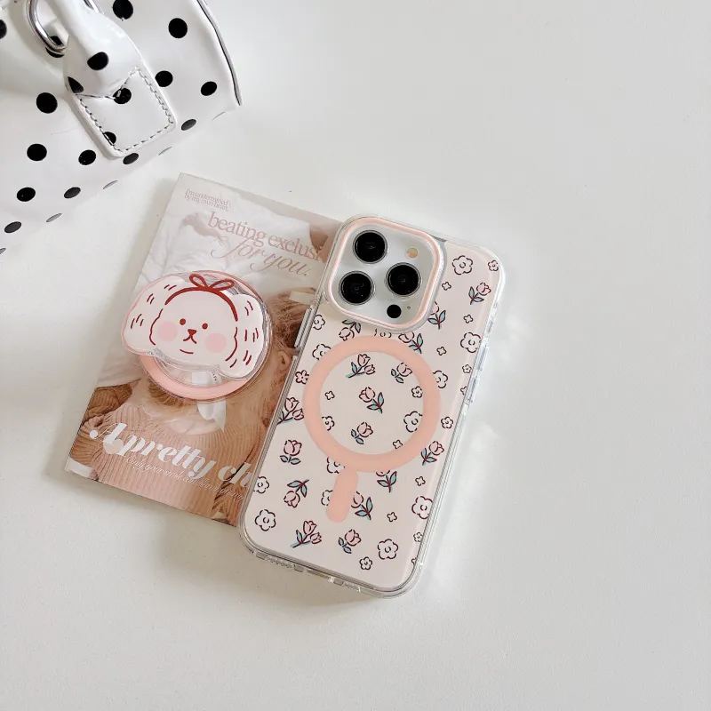 MAYGI TPU Material Cartoon Compatible With Apple IPhone 16/Pro/Pro Max/15/14/13-4