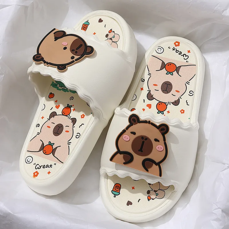 Red bean Slippers / Home Slippers-1
