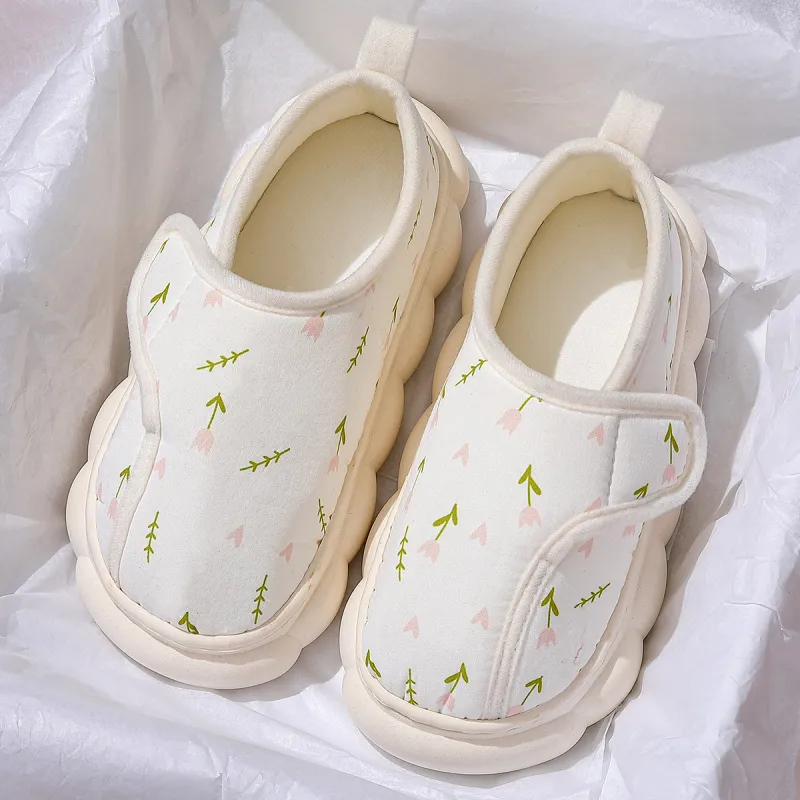 Red bean Slippers / Home Slippers-5