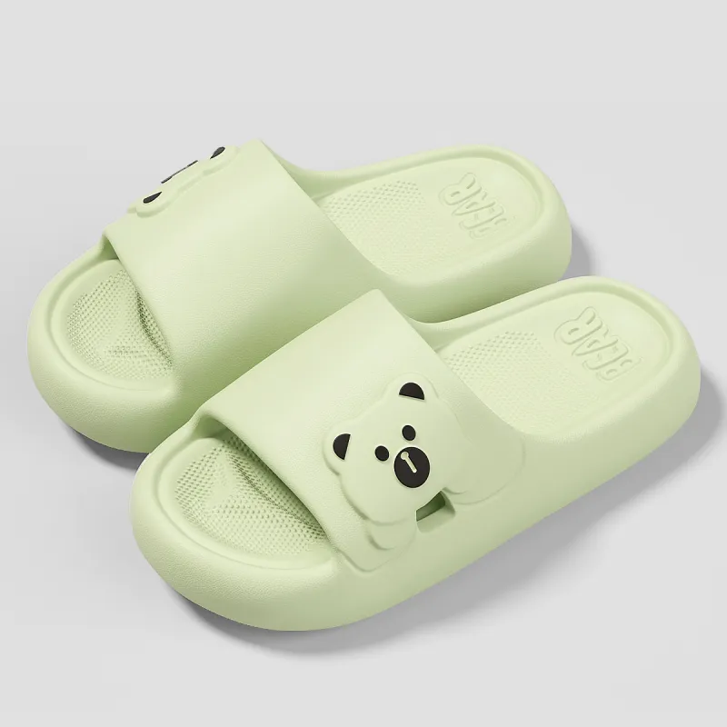 Red Bean Minimalist Style Slide Slipper, Home Slippers-5