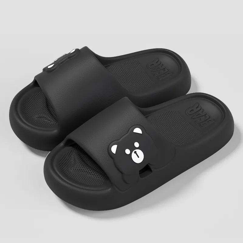 Red Bean Minimalist Style Slide Slipper, Home Slippers-23