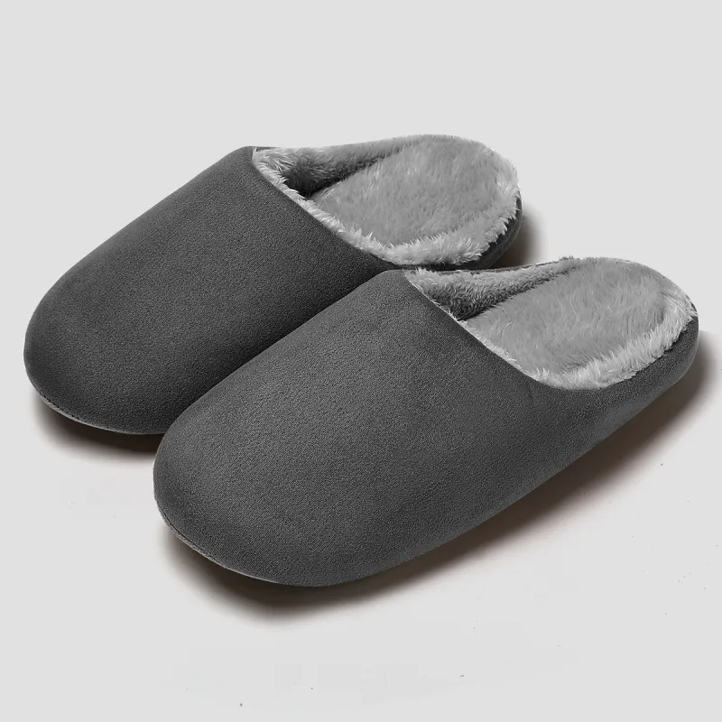 Red Bean Minimalist Style Cotton Slippers-11