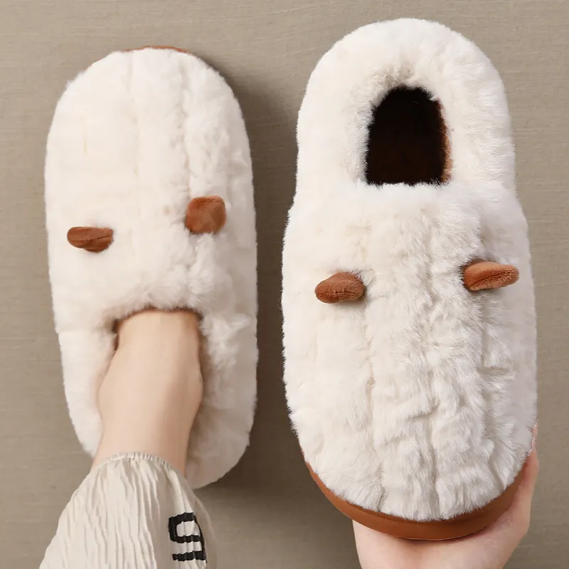 Red bean Slippers / Home Slippers-11