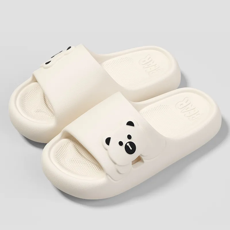 Red Bean Minimalist Style Slide Slipper, Home Slippers-9