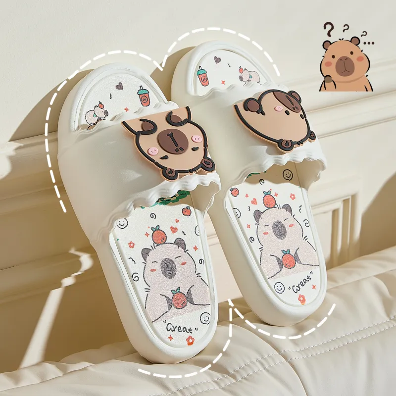 Red bean Slippers / Home Slippers-2