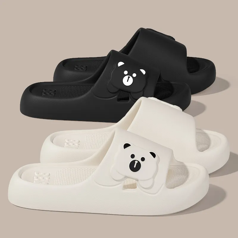 Red Bean Minimalist Style Slide Slipper, Home Slippers-12