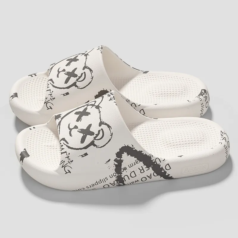 Red bean Slippers / Home Slippers-5