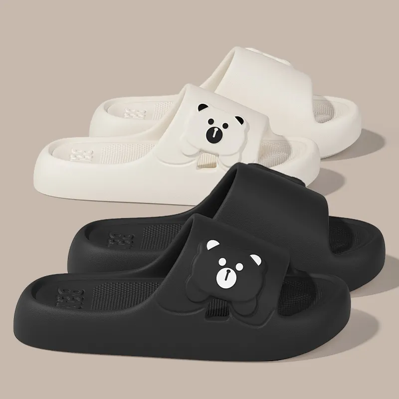 Red Bean Minimalist Style Slide Slipper, Home Slippers-26