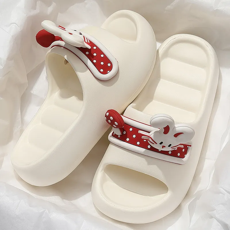 Red bean Slippers / Home Slippers-1