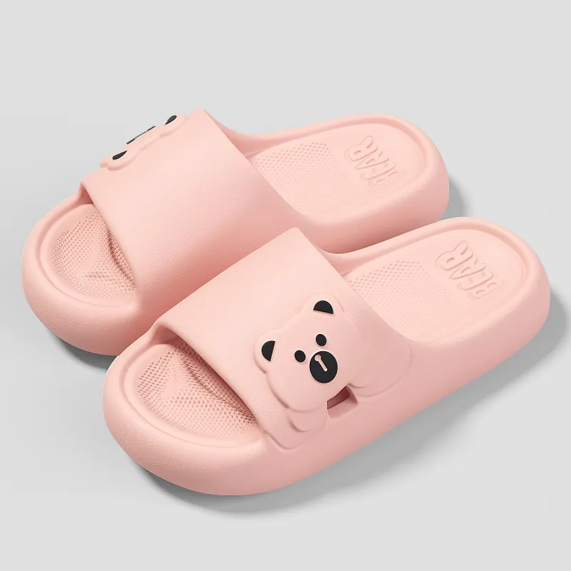 Red Bean Minimalist Style Slide Slipper, Home Slippers-1